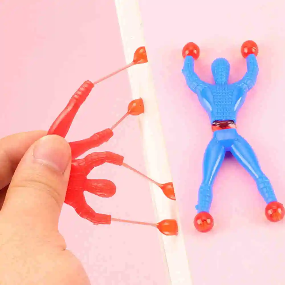 

Small Children Sticky Toy Window Novelty Gift Wall Flip Climber Feet Funny Plastic Kid Color Hand Birthday Party Cartoon