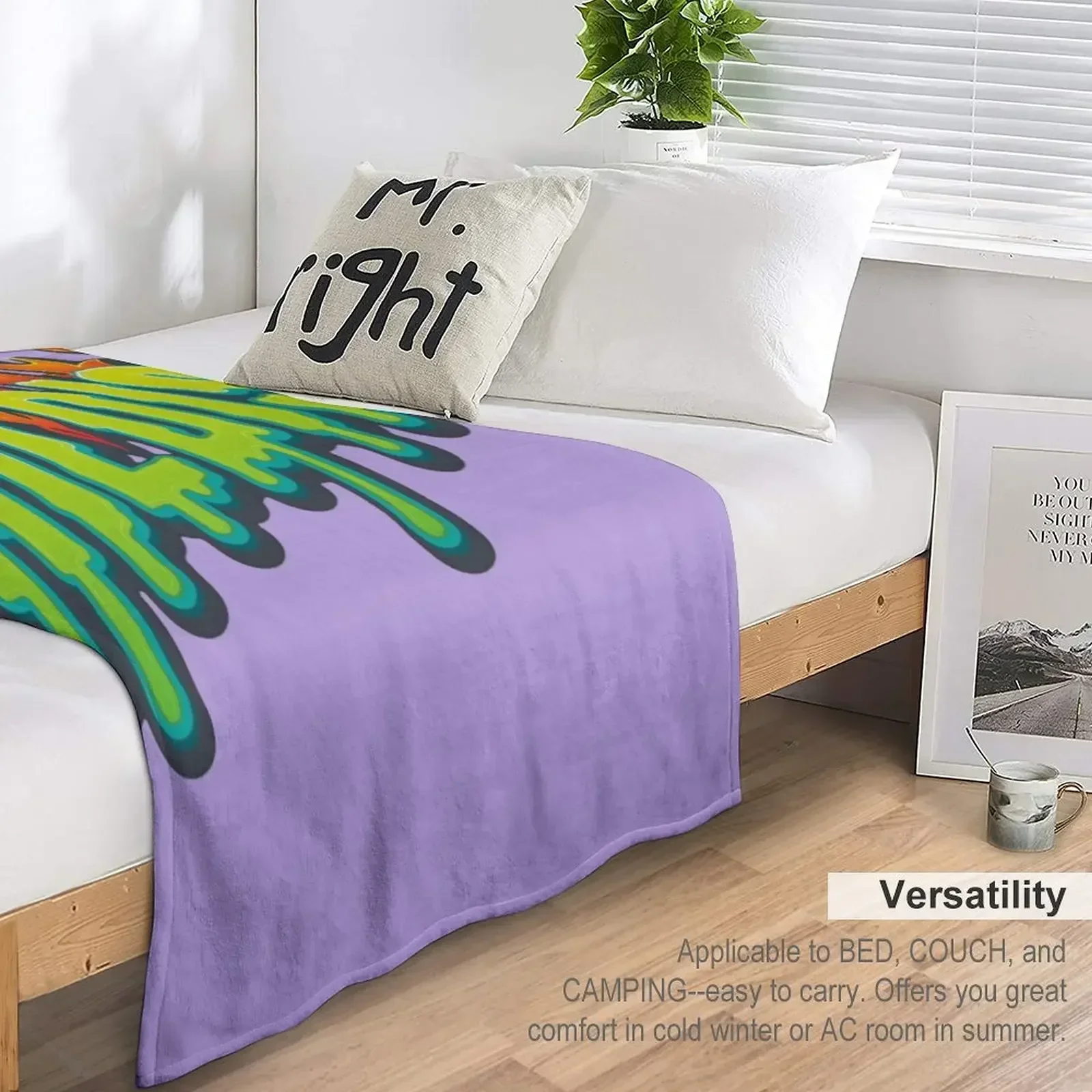 TGFbro - детское одеяло (фиолетовое пламя) рождественские подарки роскошные тяжелые