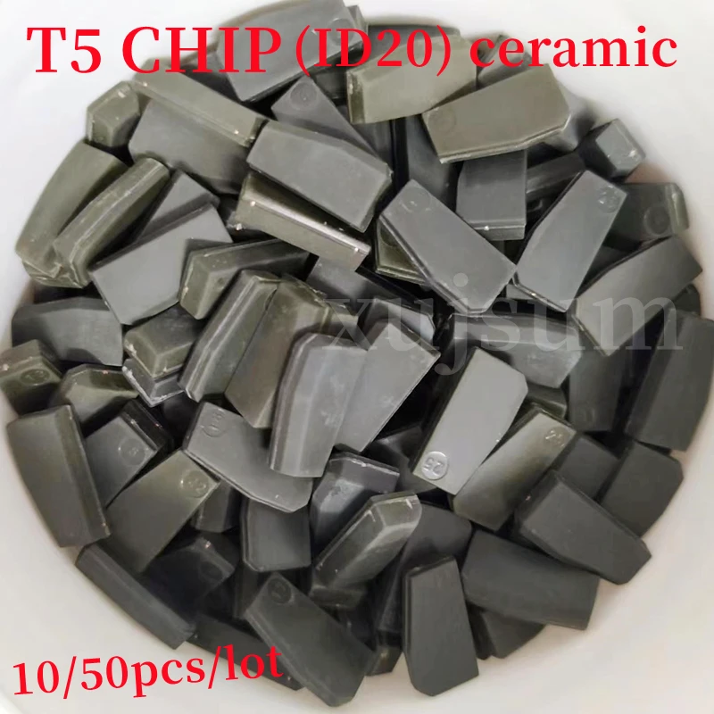 

10/50pcs Original T5 chip ID20 Ceramic Chip ID20 ID 20 ID 13 T20 ID13 Auto Transponder Chip T5 Carbon Car Key Chip /lot