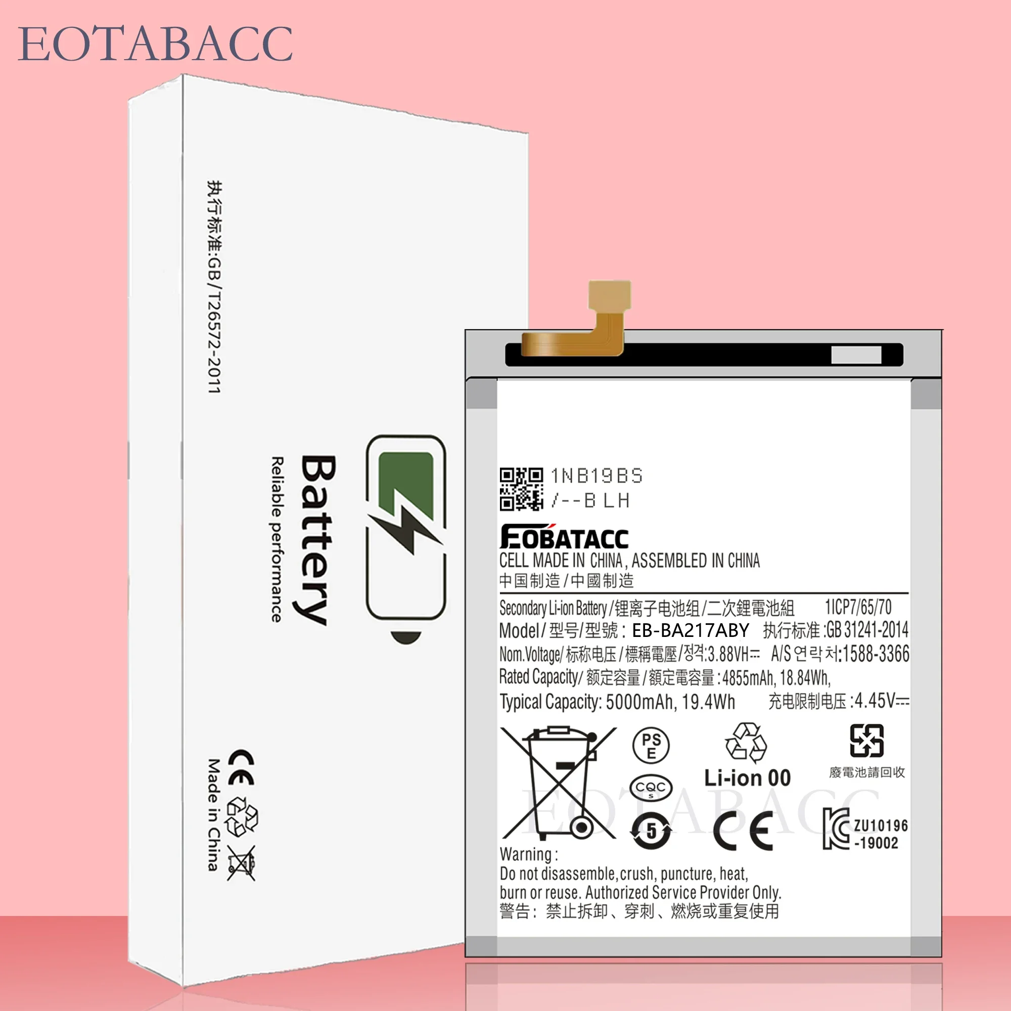 EOTABACC 100% Новый оригинальный аккумулятор для Samsung A21S/A207/A217/A12(A125H)/A127/A022F/M02 // A02/M12/A13 +