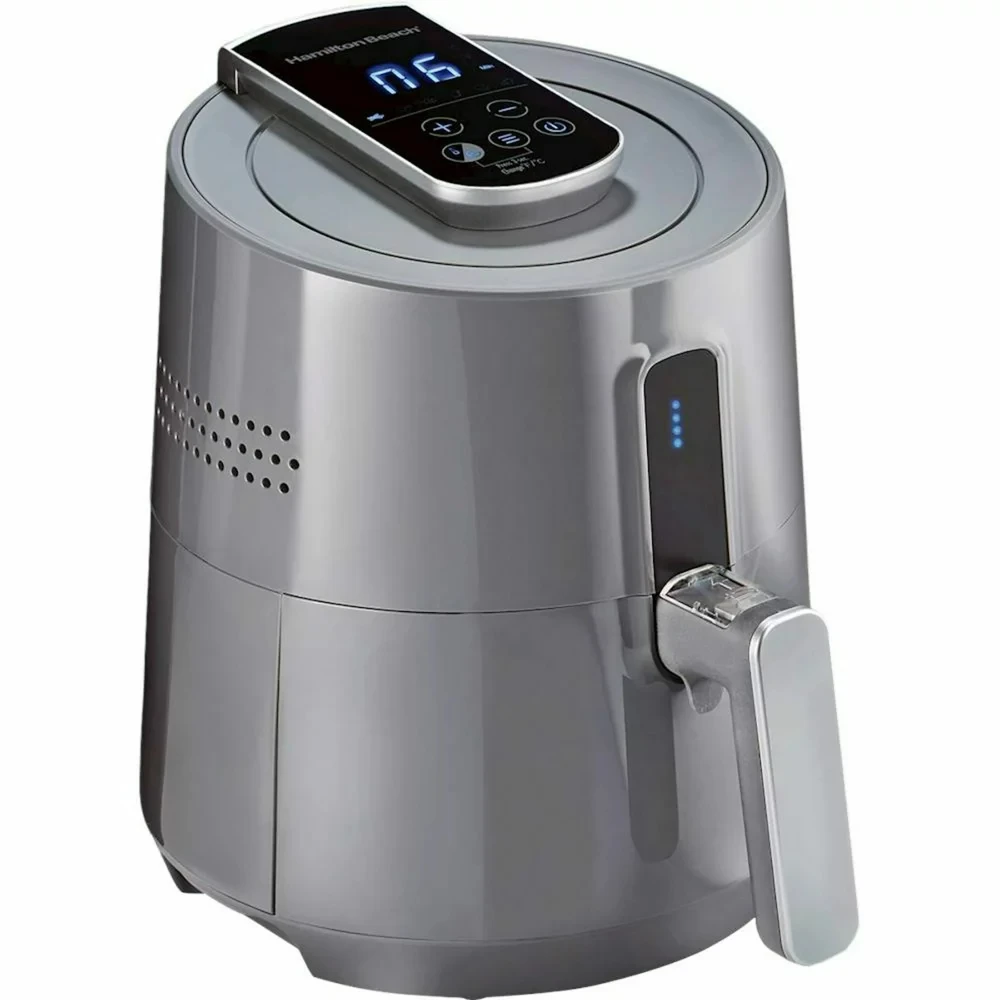 

3.7 Quart/3.5 Liter Digital Air Fryer - Gray