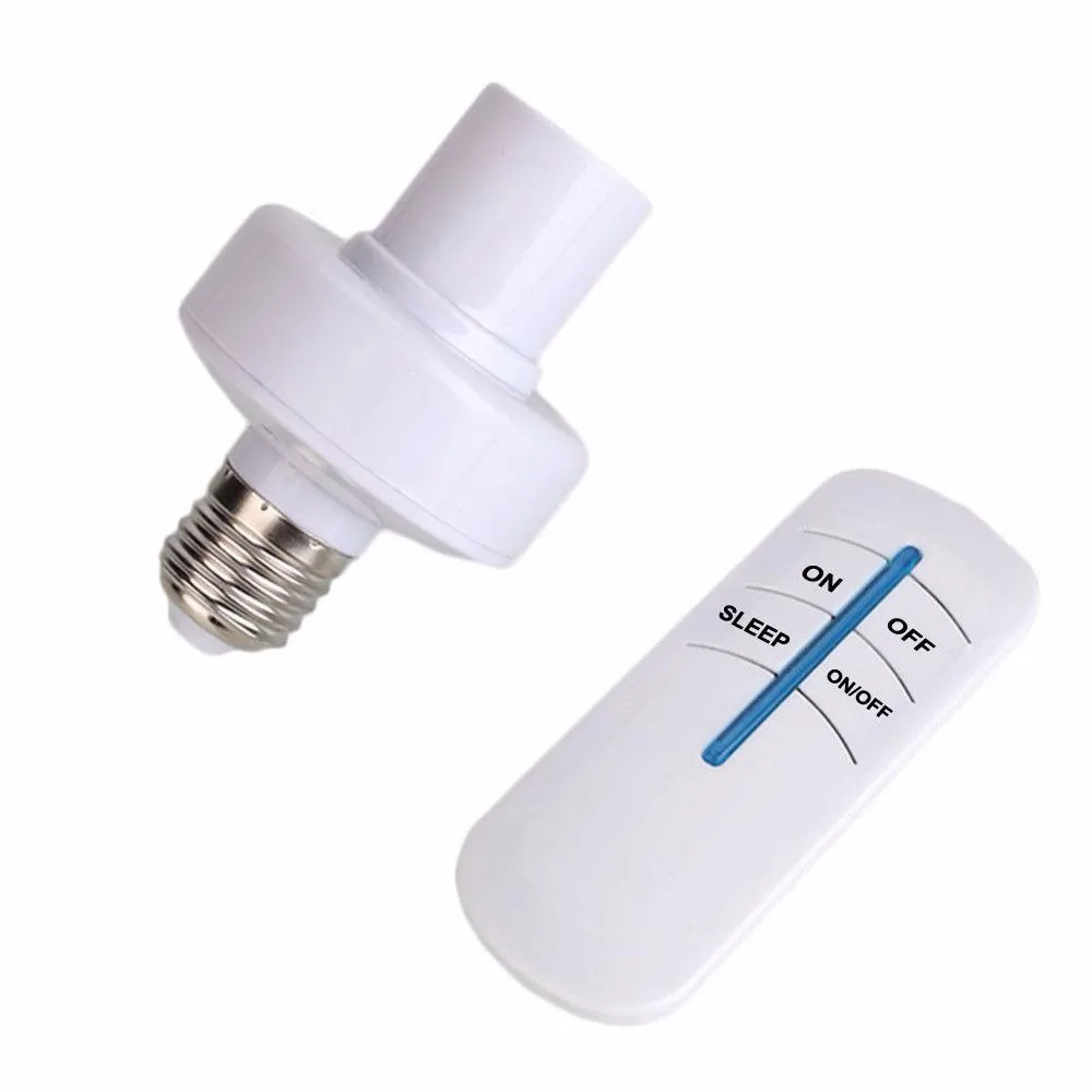 WIRELESS remote control lamp holder E27 home office door |