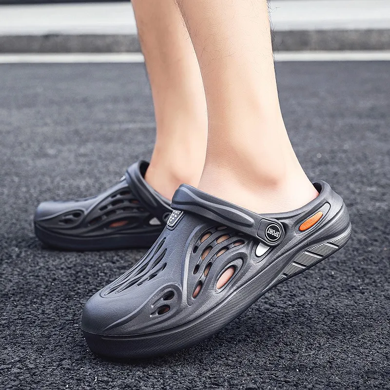 Casual Clogs Men Women Light Outdoor Beach Sandals Bathroom Shoes Simplicity Breathable Size 36-45