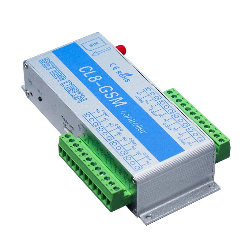 CL8-GSM-NC Беспроводная система оповещения SMS мониторинг температуры GSM-сигнализация