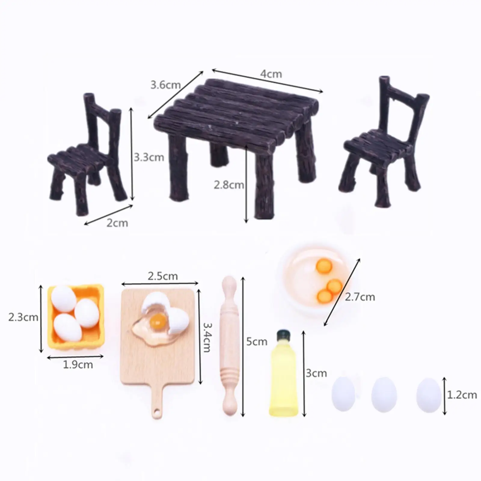 

Куклы 1:12, инструмент для приготовления пищи, миниатюрное яйцо, Скалка, чаша для яиц, оливковое масло, миниатюрная еда, имитация украшения, ре...