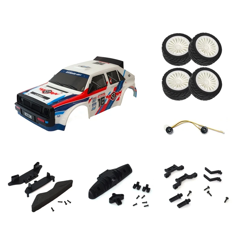 

-Car Body Shell Tire Body Post Mount Bumper Set For SG1603 SG1604 UD1601 UD1602 UD1603 UD1604 1/16 RC Car Upgrade Parts