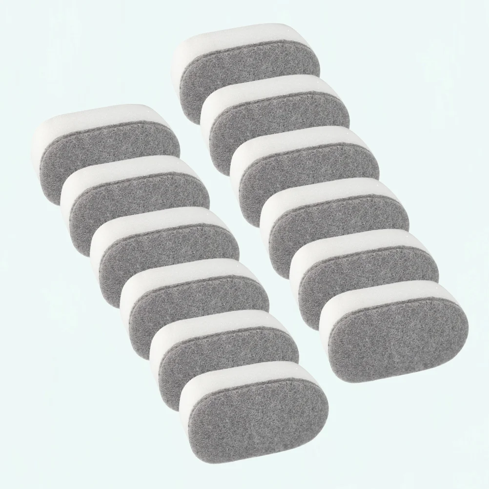 

12 Pcs Non Scratch Scouring Pads Sponge Dishwashing Kichen Cleaning Double Sided