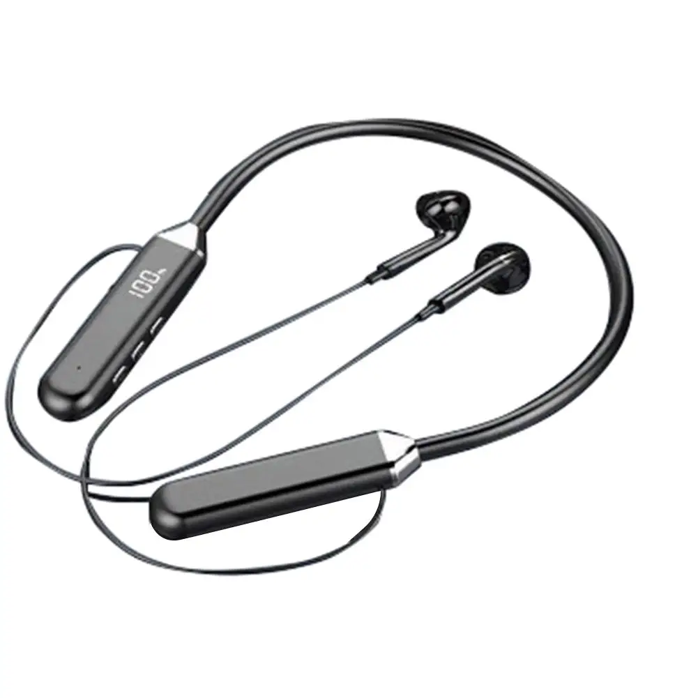 

Wireless Bluetooth-compatible 5.2 Headset Hanging Neck Sweat-proof Music Sports Game Earphone Compatible For Android Universal