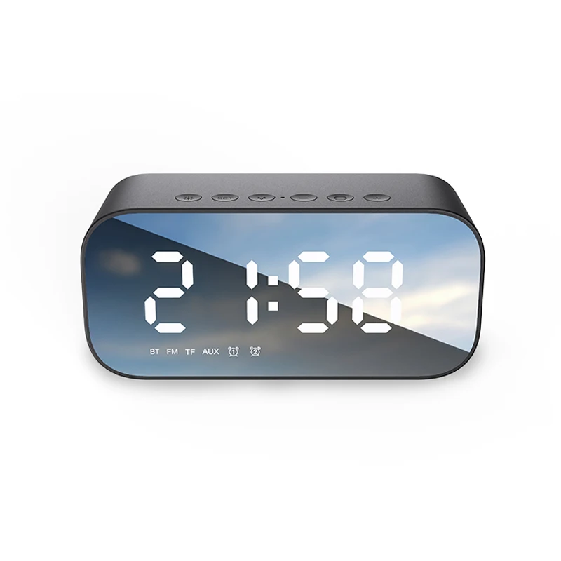 

For Xiaomi Bluetooth Speaker Clocks FM Radio Sound Box Subwoofer Led Soundbar Smart Digital Alarm Clock Protable Speaker