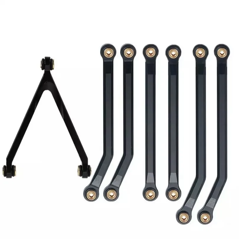 Aluminum High Clearance Chassis Links Set for RC Crawler Axial SCX24 AXI00001 C10 AXI00002 JEEP JLU Ford Bronco AXI00006