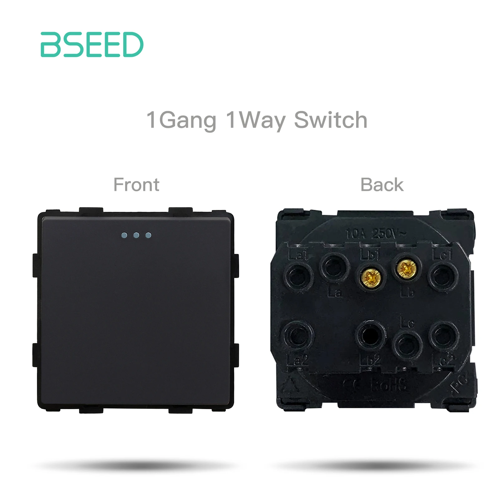

Настенный выключатель BSEED 1/2/3 клавиши с USB