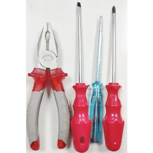 Plier Control Pen Flat + Star Screwdriver 4'lü Set