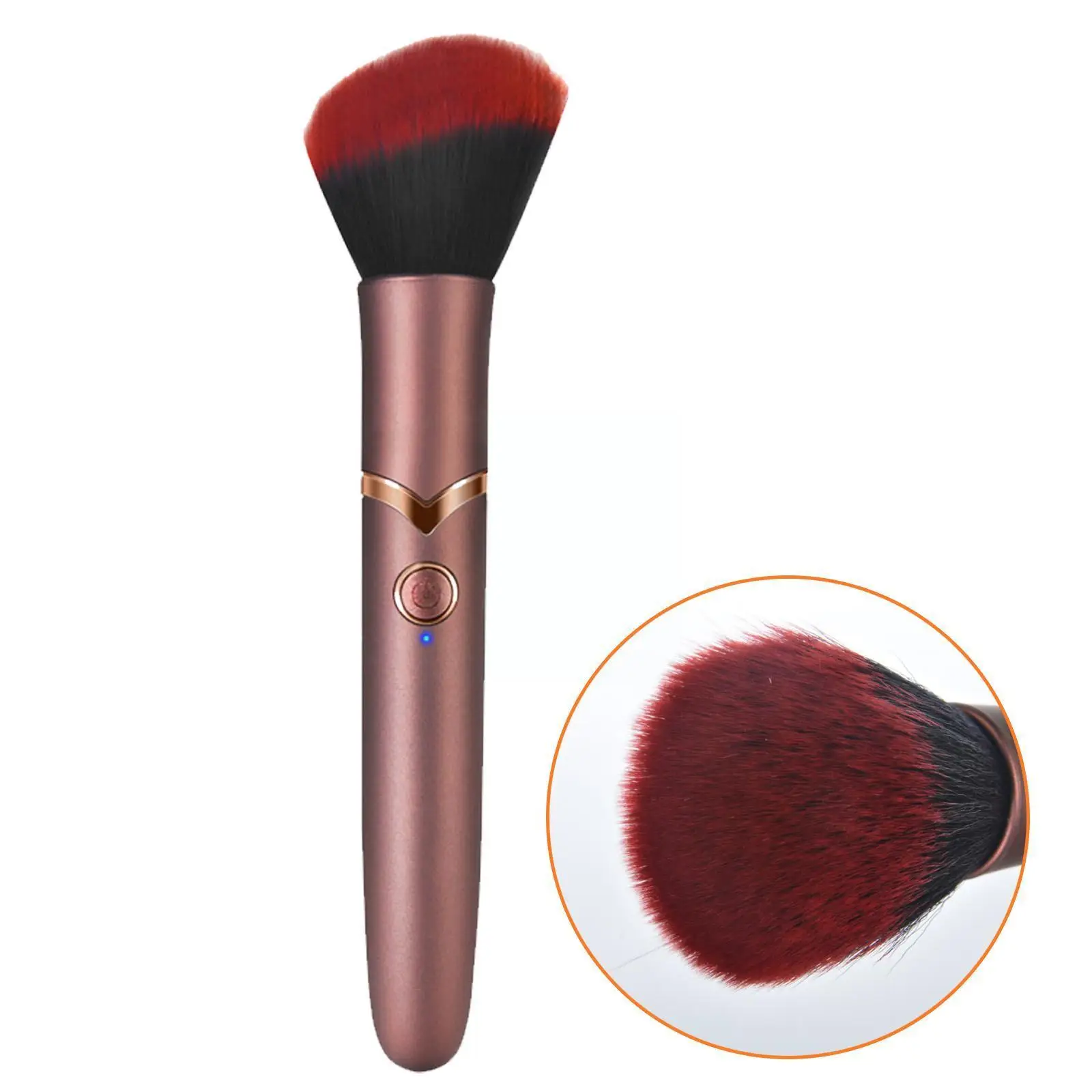 New Electric Makeup Brush Foundation Brush 10 Speeds Massage Vibration Loose Powder Blush For Face Makeup Beauty Tools F9G2
