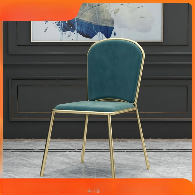 

Скандинавский обеденный стул, простой современный стул в стиле знаменитостей, роскошный стул со спинкой в молочном стиле, стул для макияжа