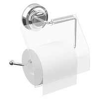 stainless steel suction cup wall mounted toilet paper holder rack wc toilet tissue storage shelf bathroom accessories