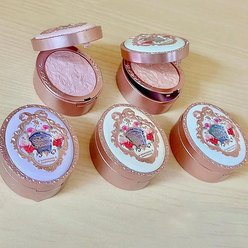 Фото Оригинальный японский футляр для румян Bushiroad Flower Knows Gashapon, овальный, декоративный, для хранения косметики №3