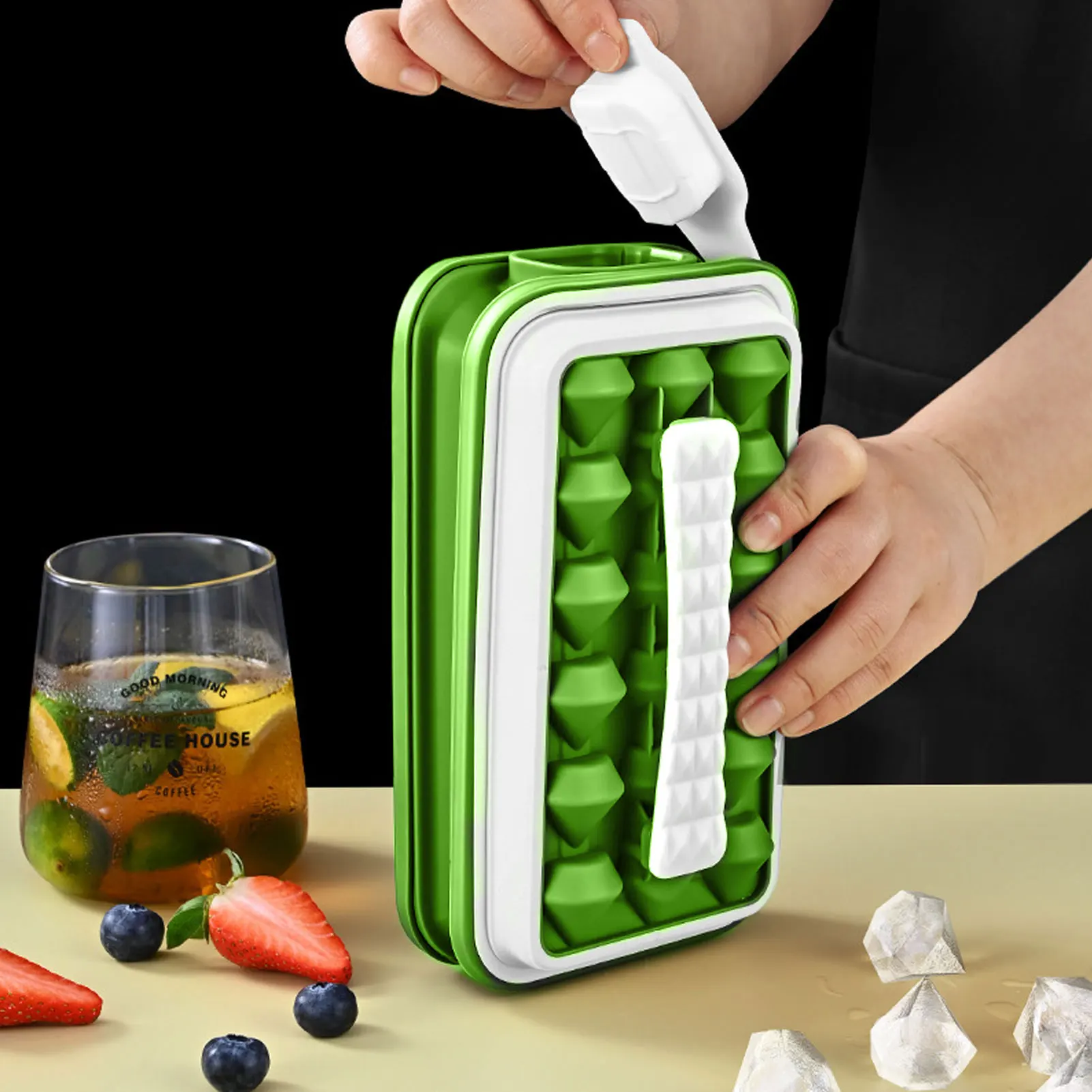 

Ice Ball Maker Kettle Creative Ice Cube Mold 2 In 1 Multi-function Ice Cube Tray Kitchen Bar Accessories Gadge