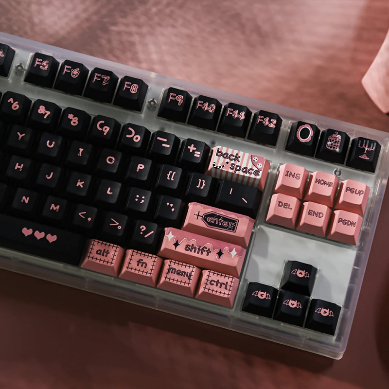 

Клавиатуры Waizowl PBT, 145 клавиш, набор Blackberry Bobo для 61/87/98/104/108 клавиш, механические игровые клавиатуры ALCE