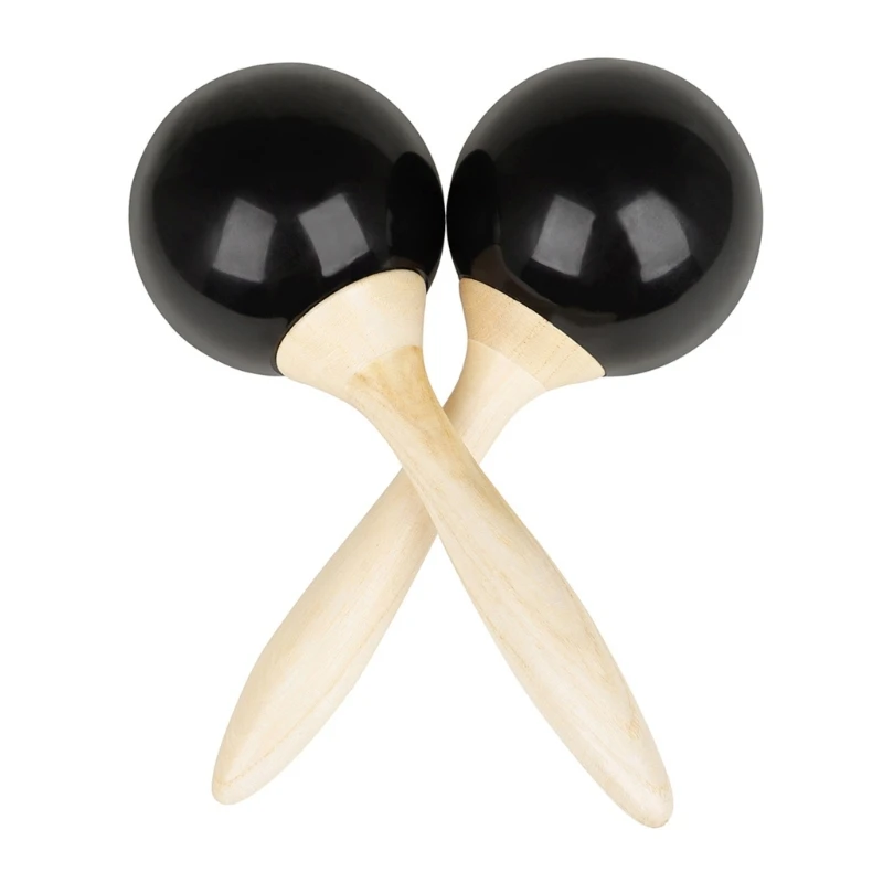 

Dropship Wood Sand Hammer Shaker Hand Rattle Percussion Musical Instrument Maracas Toy