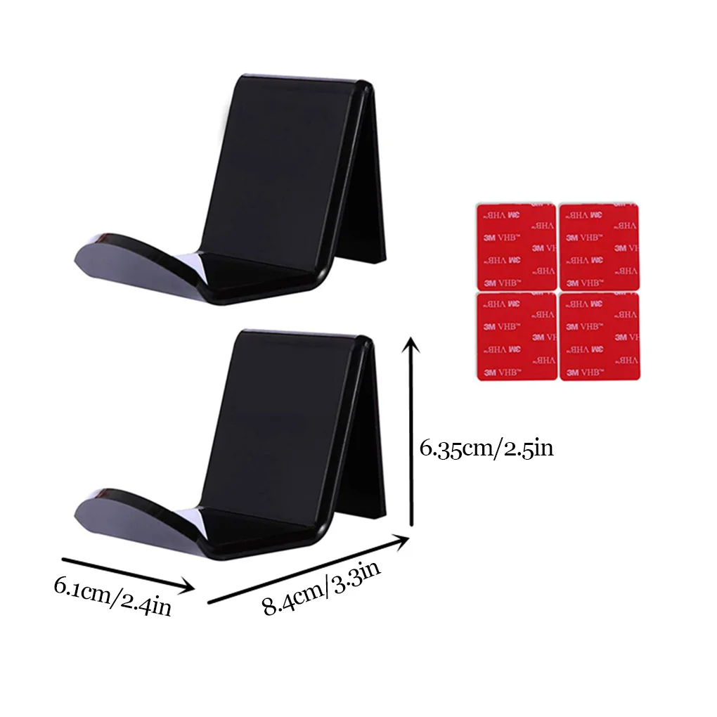 

2pcs Game Controller Wall Holder Joystick Gamepad Wall Rack Headphone Microphone Organizer Stand