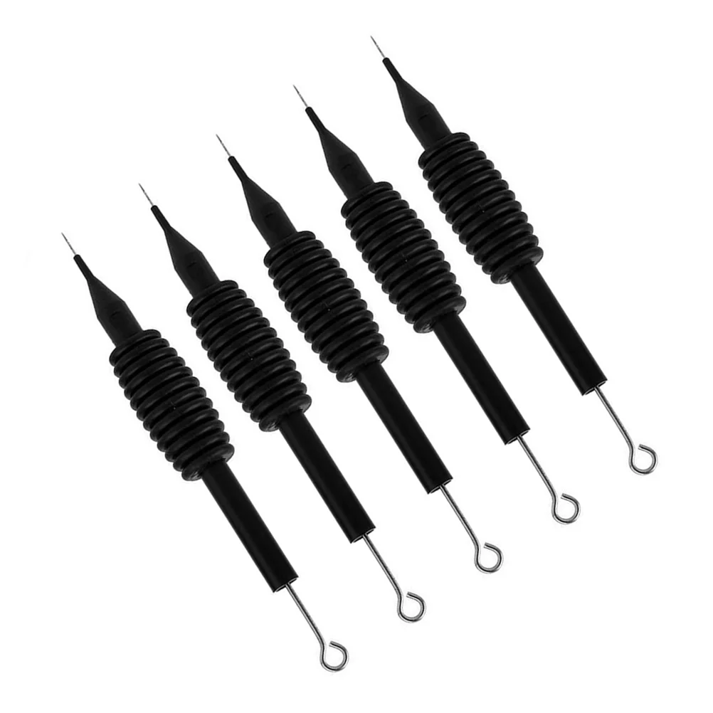 

5 Sets of Machine Handle Transparent Silicone Tube Tip for