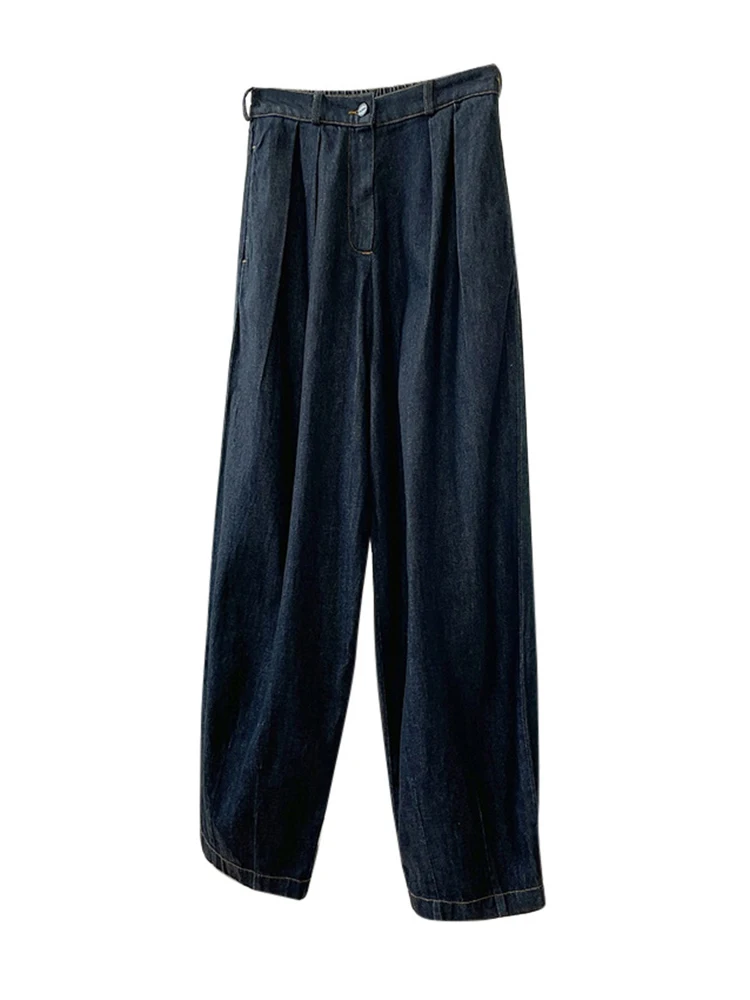 Винтажные свободные джинсы LANMREM