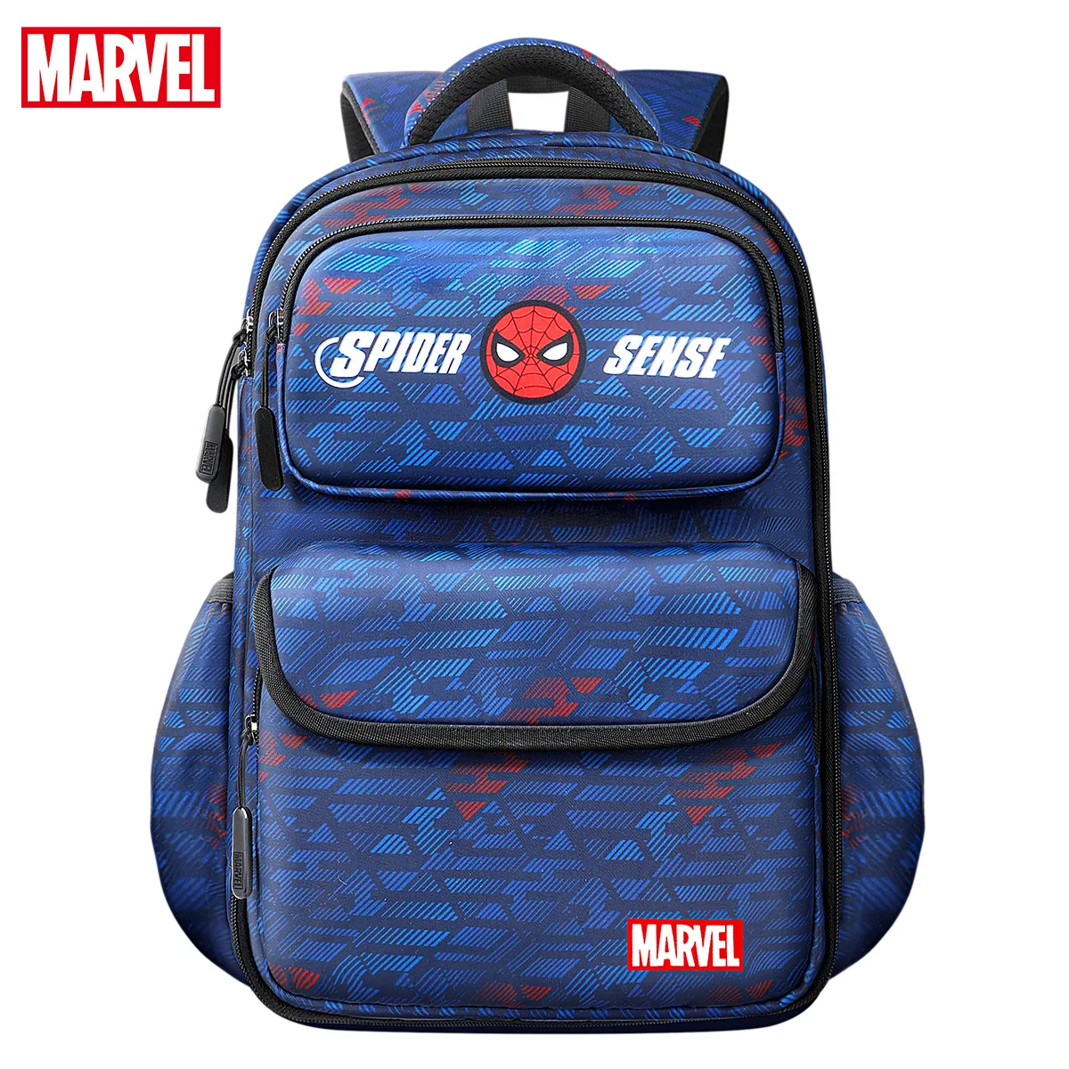 2023 Disney School Bags For Boys Grade 1-5 Primary Student Shoulder Orthopedic Backpack Iron Spider Man Captain America Mochila