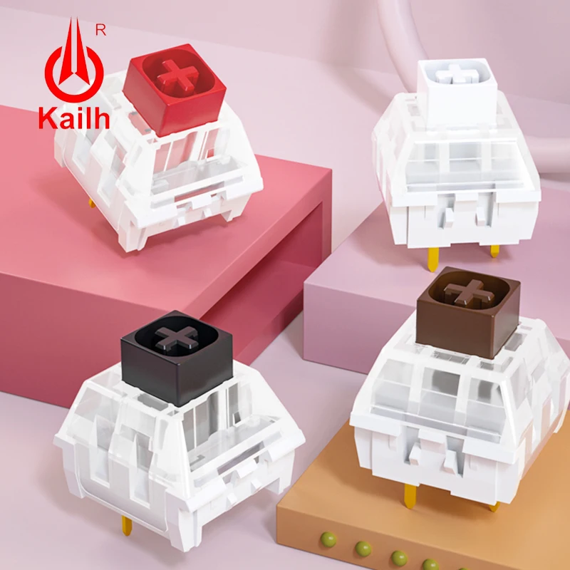 KBDiy Kailh Box-interruptor blanco, rojo, marrón, negro, RGB, SMD, para teclado mecánico, interruptores MX, teclado para juegos
