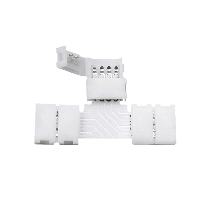 

Led Connector 4 Pin for T Shape Right Angle Corner Connector Terminal Extension