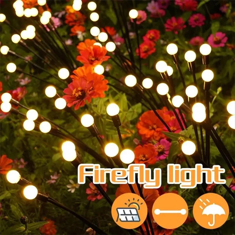 Solar Garden Lights - Solar Swaying Light, Solar Outdoor Lights, Solar Garden Decorative Lights Yard Patio Pathway Decoration