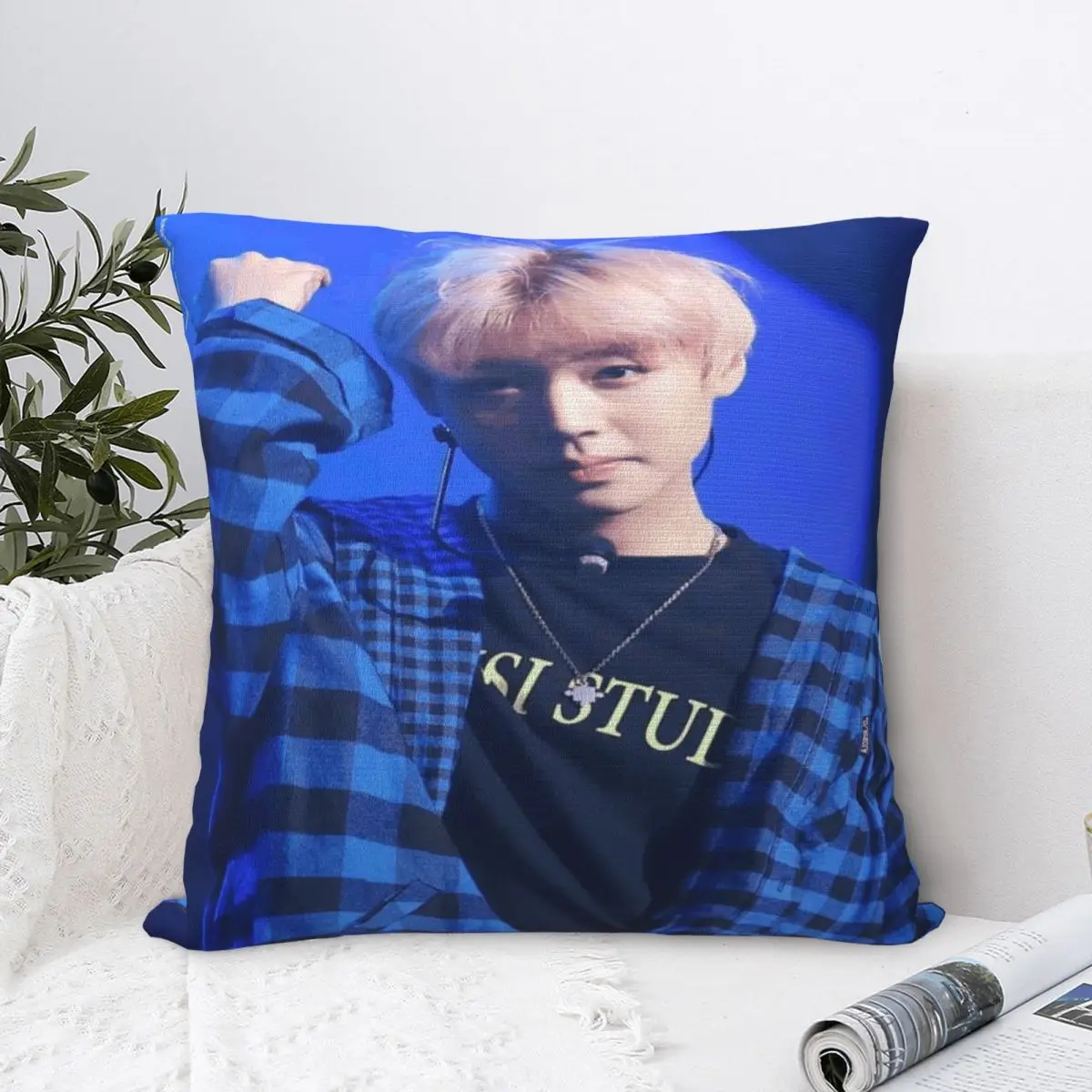 Фото Украшение кровати Park Ji Hoon Fan Подарочная наволочка Merch Наволочка квадратная наволочка разных размеров №1