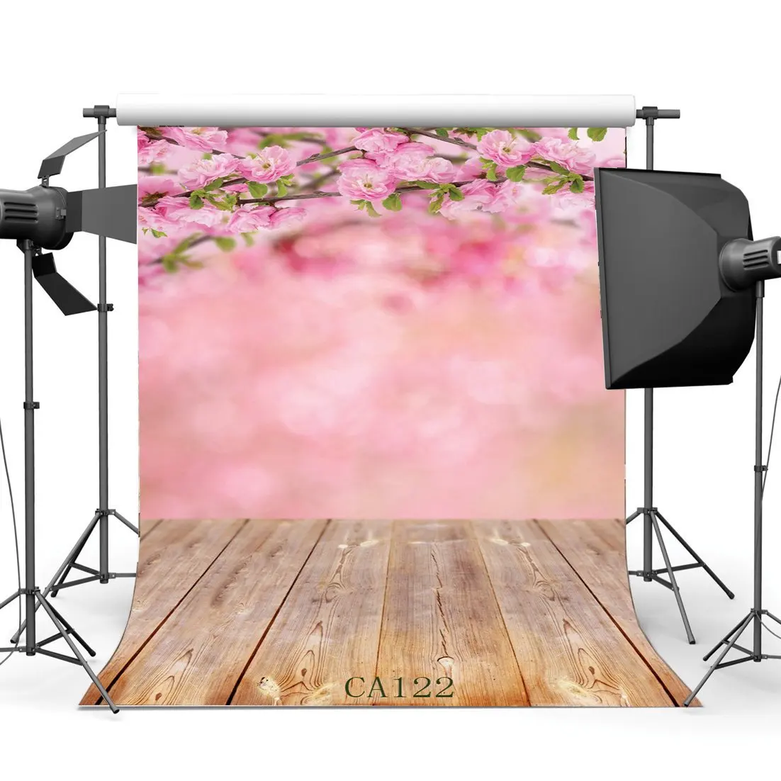 

Фоны для фотосъемки боке цветение вишни цветы размытый ностальгия винтажная полоса деревянный пол малыши портреты фон