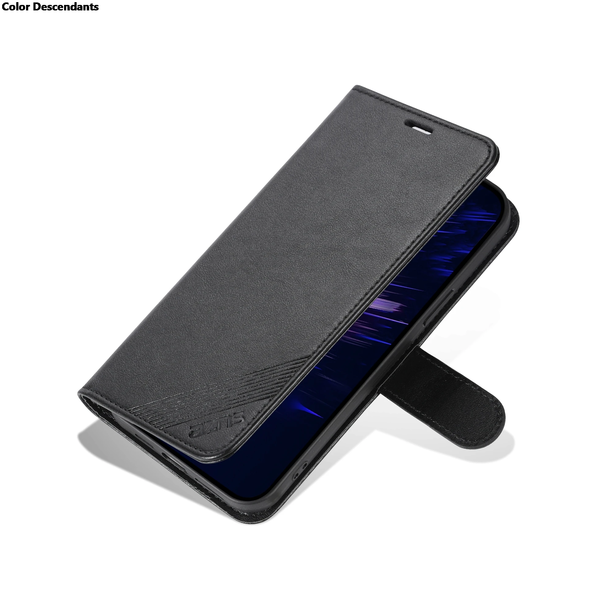 Простой чехол-держатель для карт OPPO A36 PESM10/A76 CPH2375 откидная крышка из