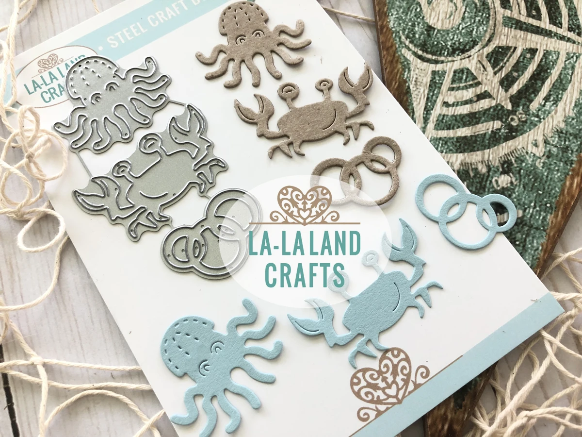 Металлические Вырубные штампы форма для резки морских существ украшение