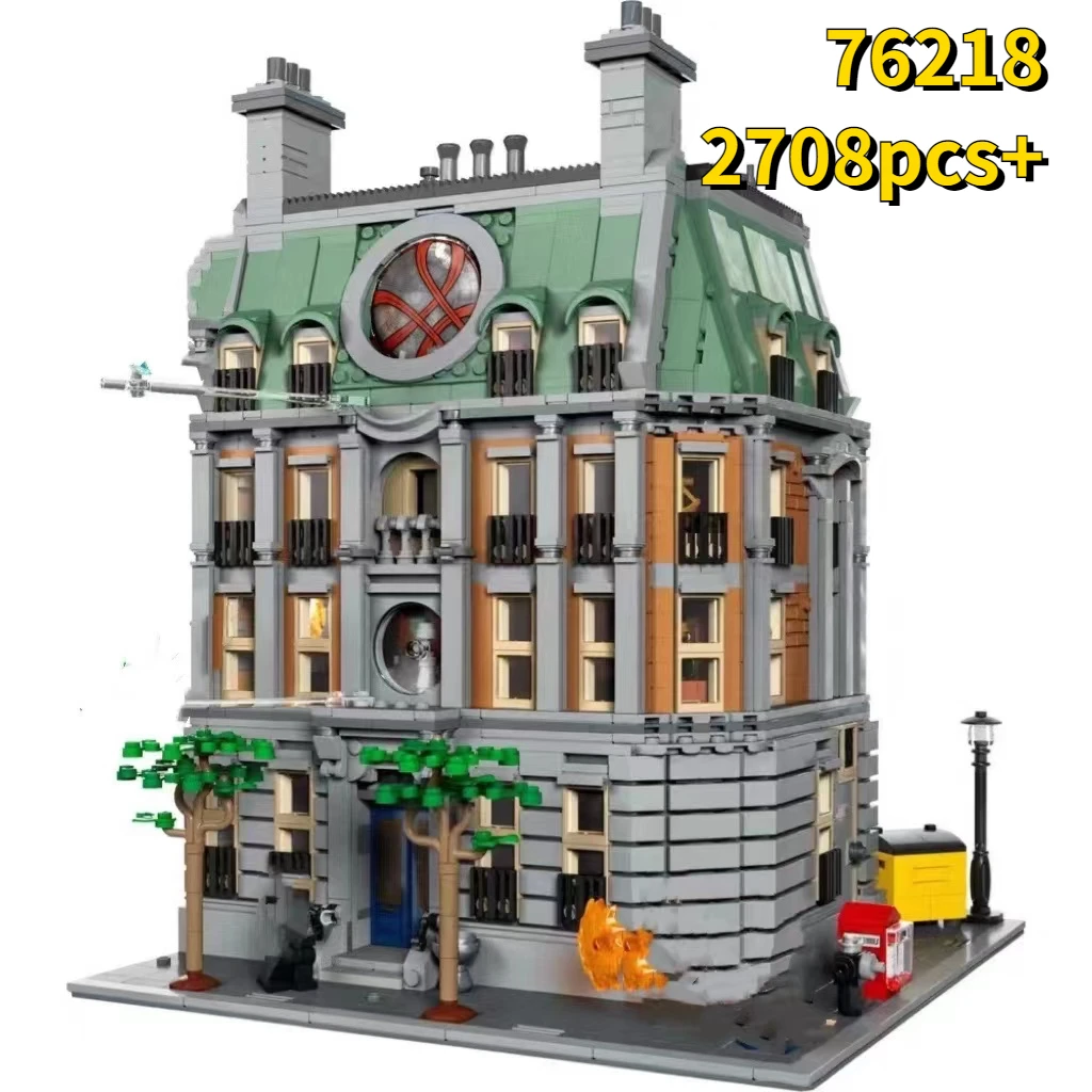 

Disney 2022 New 76218 Doctor Strange Sanctum Sanctorum Showdown Movie StreetView Building Block Bricks Kit MOC Toys Kids Gift