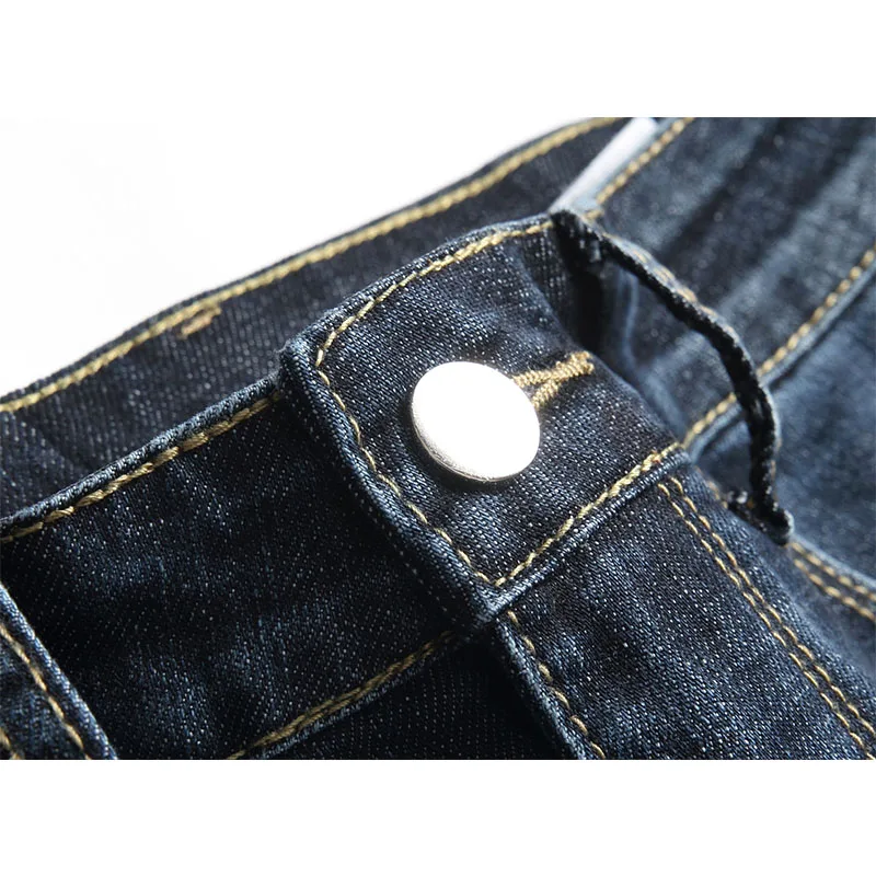 2022 Fashion Casual Clothing Teenagers Slim Fit Solid Color Straight Tube Classic Trousers Autumn High Quality Trend Men's Jeans