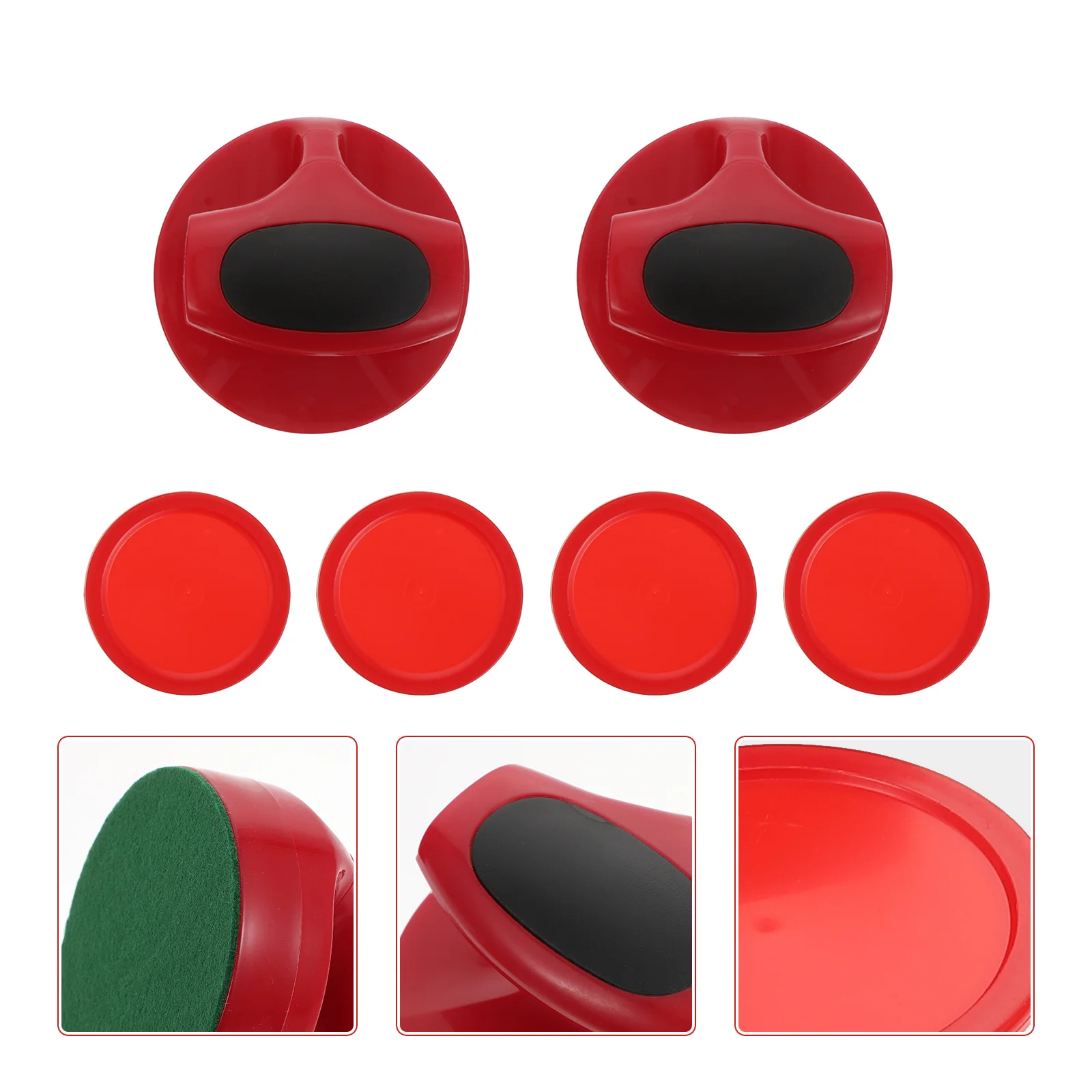 

Hockey Air Pucks Pushers Redpuck Replacement Parts Paddle Pusher Accessories Ice Table Gameweight Paddles Light Children Round