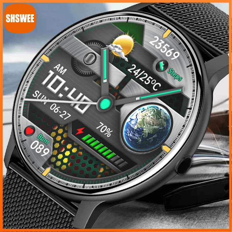 

For Xiaomi Smart Watch Men Full Touch Screen Sport Fitness Watch IP67 Waterproof Bluetooth Call For Android Smartwatch Women