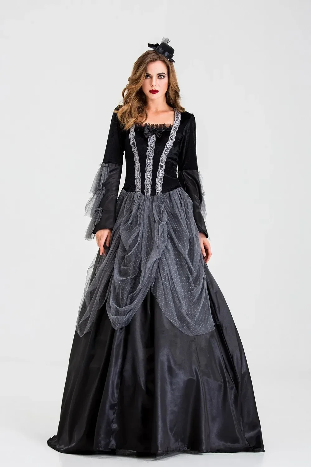 Косплей Средневековый Лесной Эльфийский Костюм Готический Винтаж Тонкий