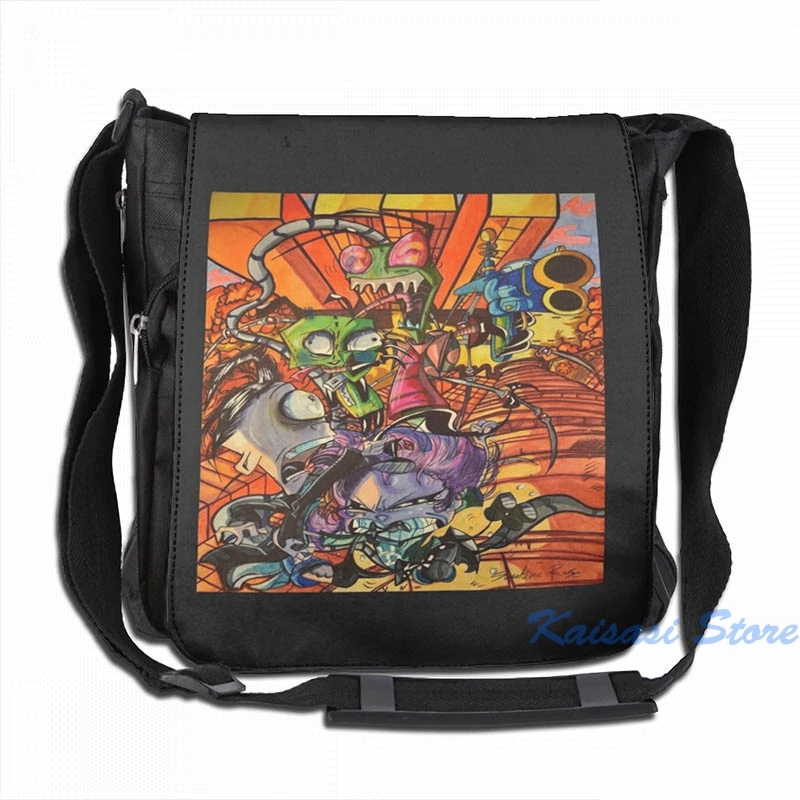 Забавный графический принт Invader Zim(2) рюкзак с USB-зарядкой мужские школьные сумки
