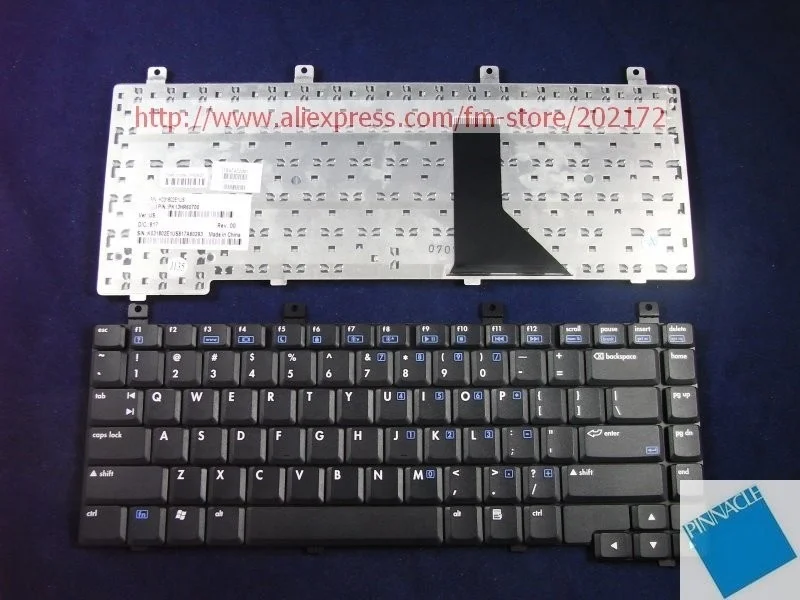 

Черный ноутбук клавиатура 350187-001 350187-151 для HP Compaq ZV5000 R3000 nx9100 серии (США и ЕС)