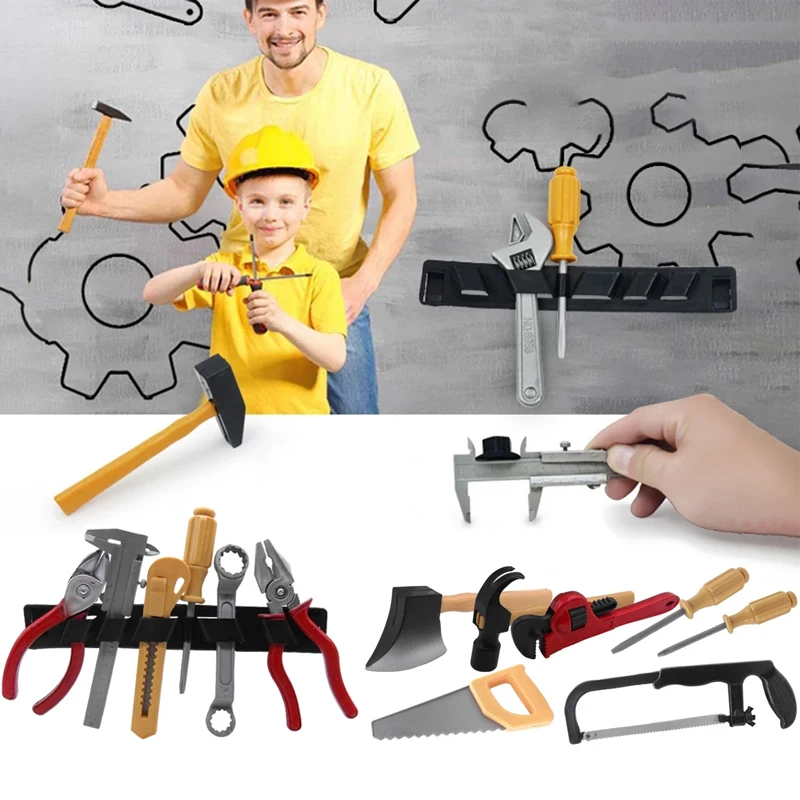 

Boys Toys Simulation Repair Tool Pretend Play House Garden Model DIY Tool Set Plastic Screwdriver Tongs Game Tools Children Toys