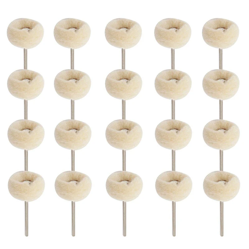 Фетровый Полировальный Абразивный Диск С Хвостовиком 3 Мм Зажим Хлопковой