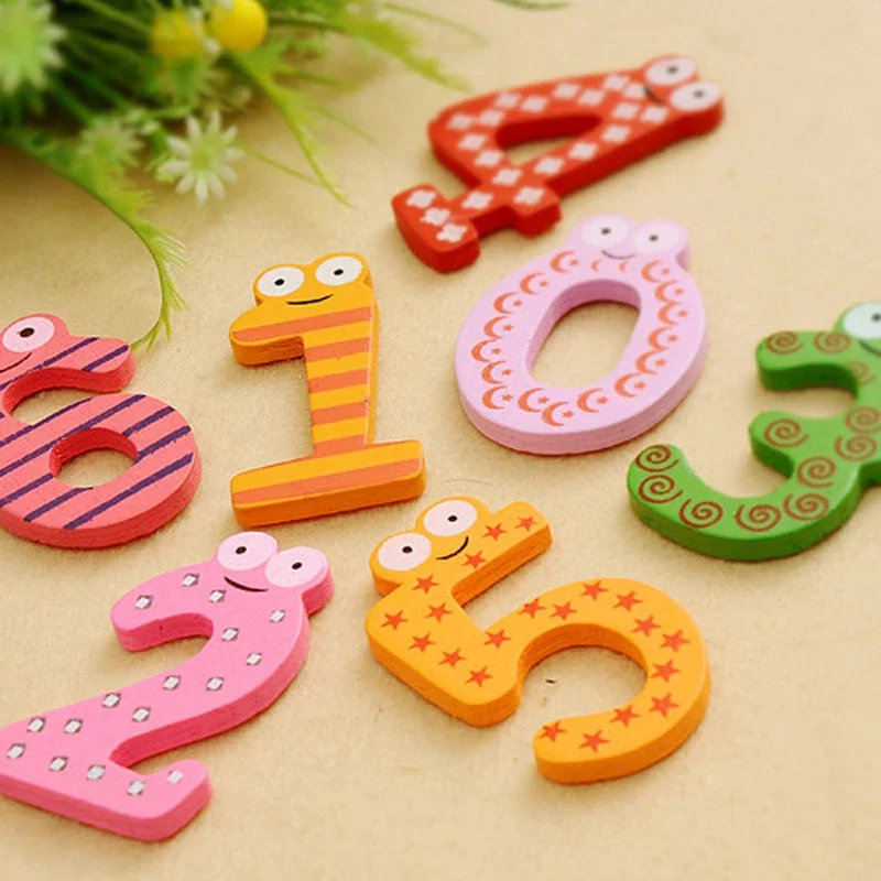 Купи Wooden Fridge Magnet Alphabet Letters Numbers Whiteboard Magnet Stickers Baby Kids Early Educational Toy School Decoration за 167 рублей в магазине AliExpress