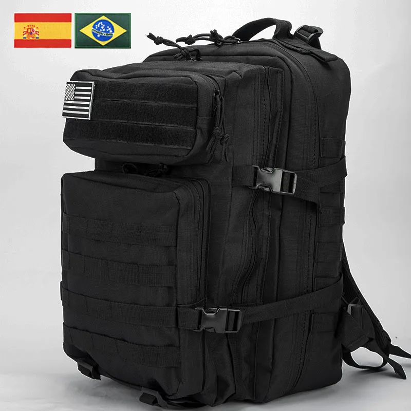 

Тактический рюкзак 30 л 50 л с нашивкой в виде флага для мужчин и женщин, спортивный, Треккинговый, охотничий нейлоновый рюкзак, дорожная, военная, походная, рыболовная Сумка