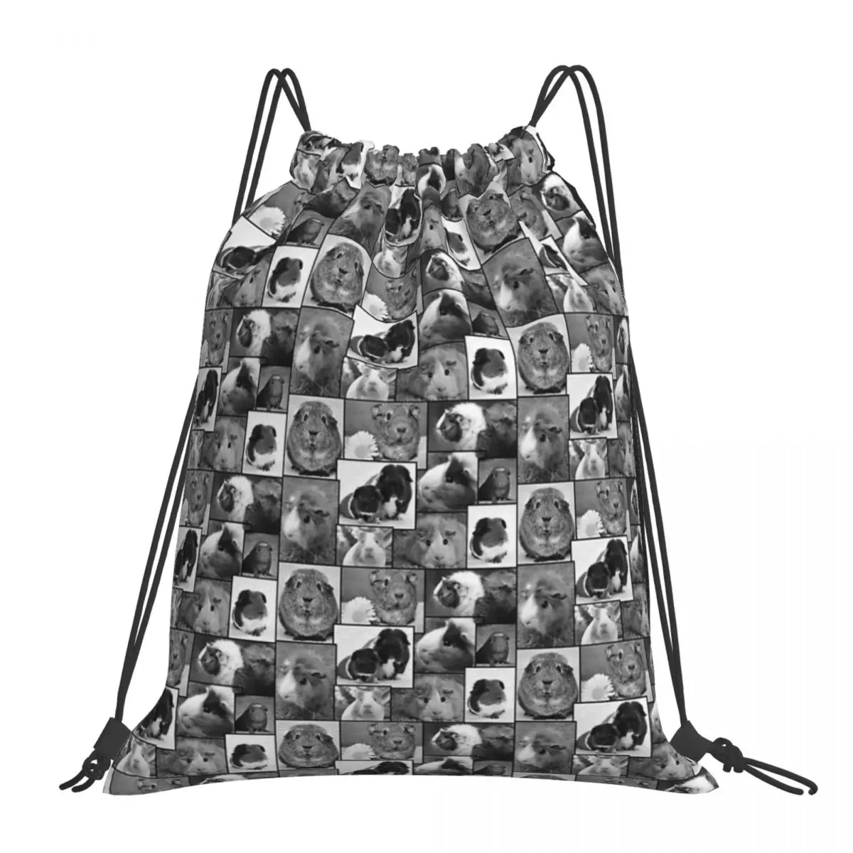 

Guinea Pigs Backpacks Portable Drawstring Bags Animal Drawstring Bundle Pocket Sports Bag Book Bags For Man Woman School