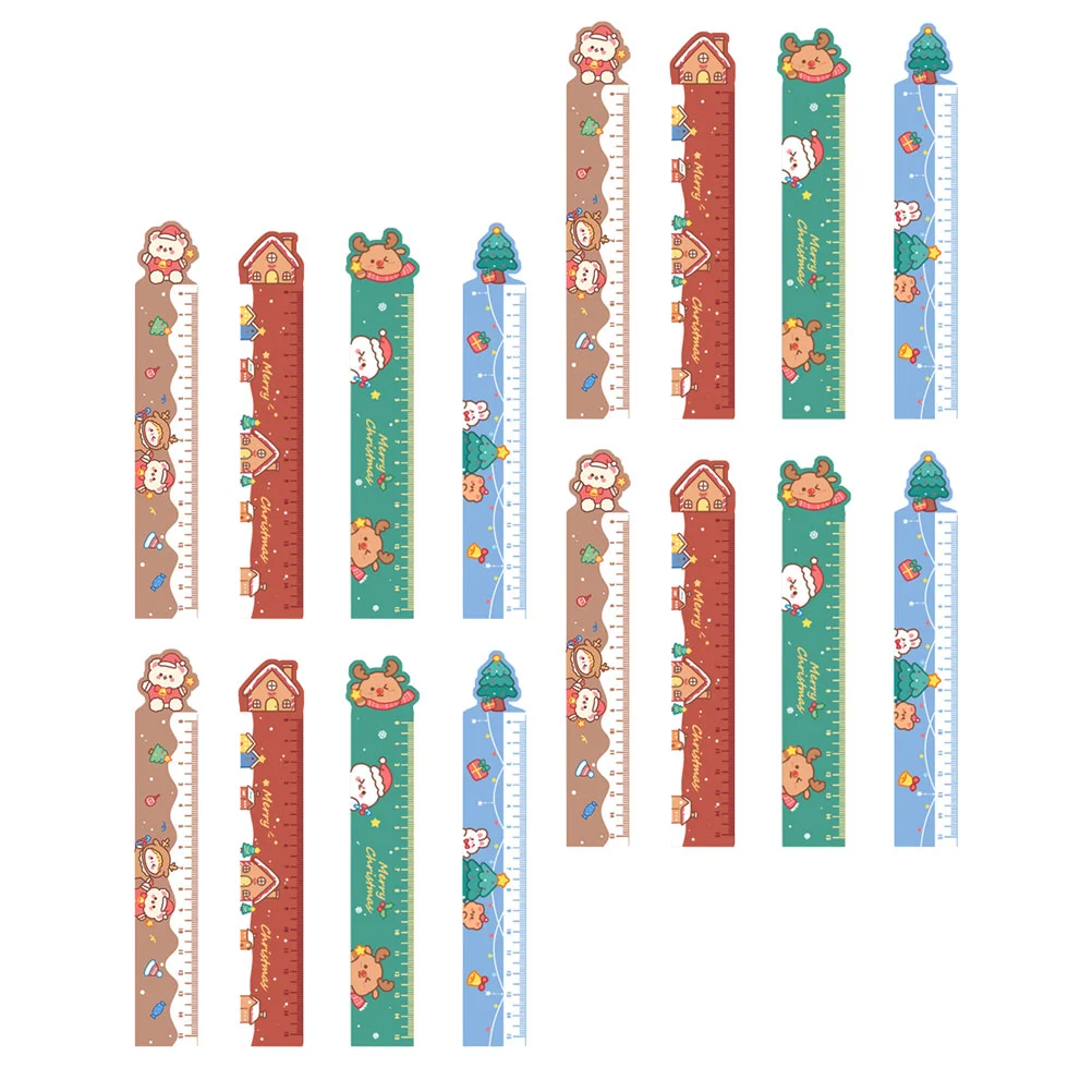 

16Pcs Useful Practical Convenient Delicate Drawing Rulers Kids Rulers for School