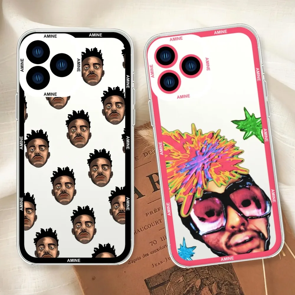 Чехол для телефона с рэпером Адам Амин Дэниела iPhone 11 12 13 14 15 Mini Plus Pro Max прозрачный
