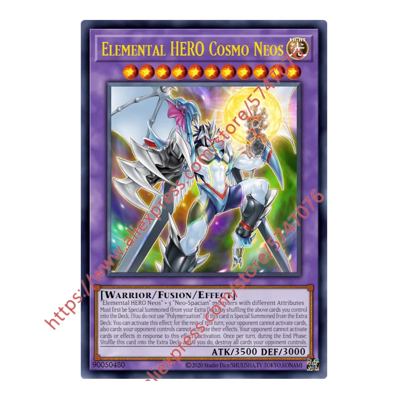 

Yu Gi Oh Elemental HERO Cosmo Neos SR Japanese English DIY Toys Hobbies Hobby Collectibles Game Collection Anime Cards