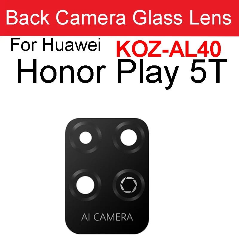 Рамка объектива задней камеры для Huawei Honor Play 5T задняя крышка сменная корпуса 5t